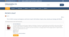 Desktop Screenshot of ingeomatics.com
